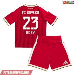 Lacne Dětský Futbalové dres Bayern Munich Sacha Boey #23 2026-27 Krátky Rukáv - Domáci (+ trenírky)